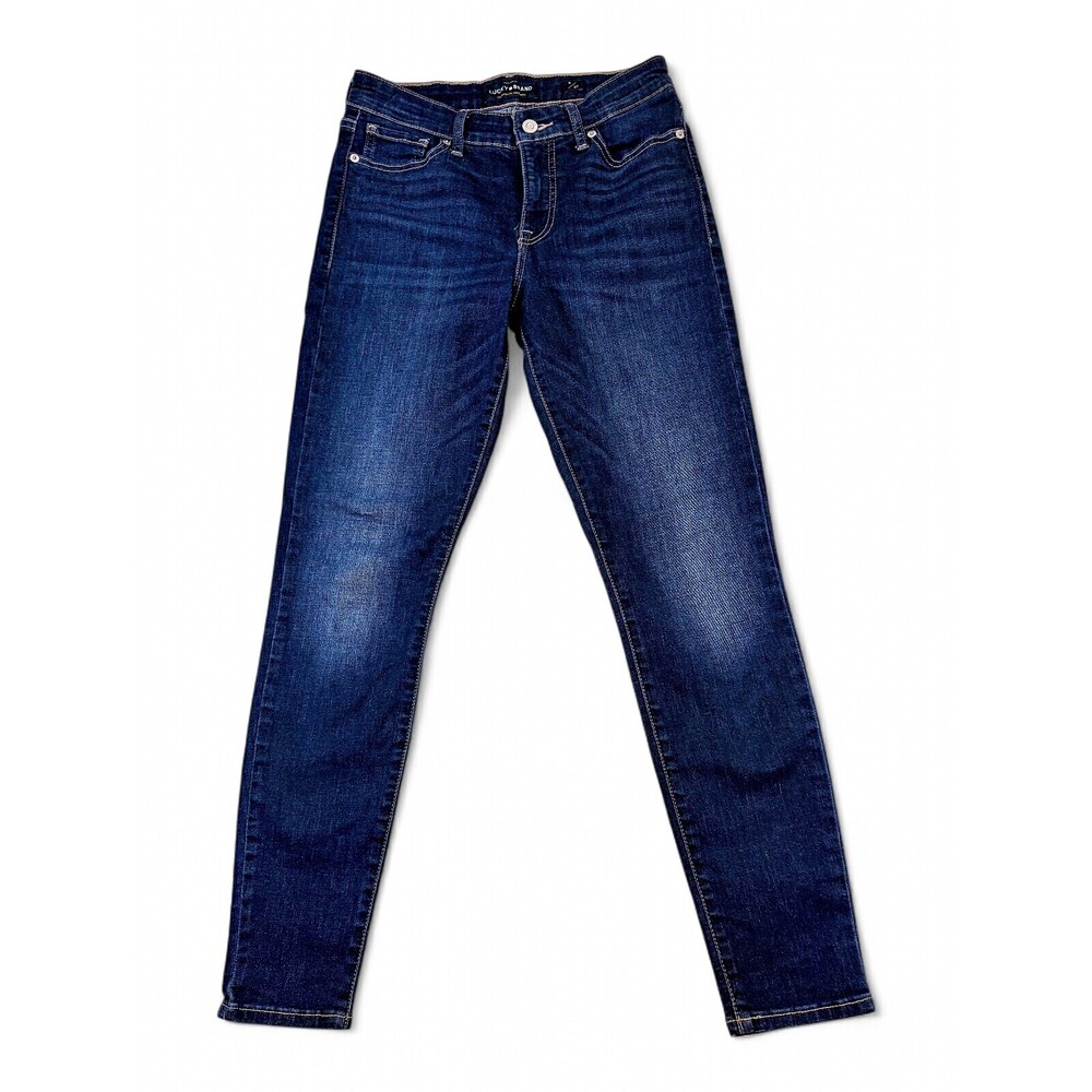 Lucky Brand Ava Super Skinny Jeans Dark Wash Sz 4‎